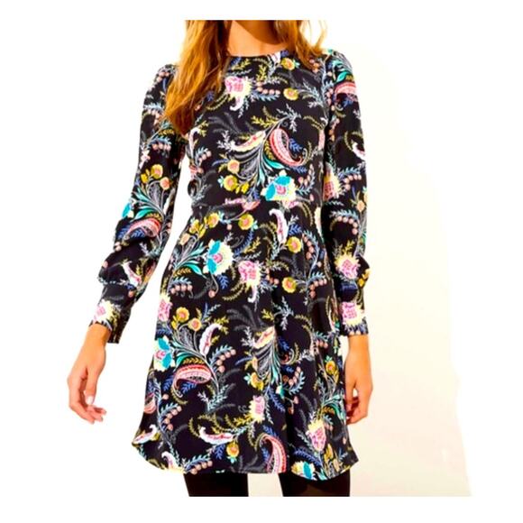 LOFT women’s dress size 4 long sleeve - Picture 1 of 13